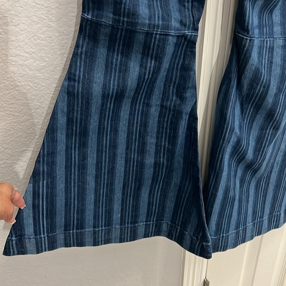 Cruel Denin super flat striped blue jean‎ pants women’s size 9 - Picture 4 of 6